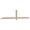 Ekena Millwork Eugene Smooth Timber Gable Bracket, Douglas Fir, 96"W x 20"H x 1 1/2"D x 3 1/2"F, 5/12 Pitch GBW096X20X0204EUG00SDF - alternate 3